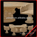 Handcraft Modern Stone Tables And Benches With Beautiful Patterns For Garden Family YL-S100